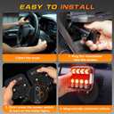 Wireless Trailer Lights, Adjustable Magnetic LED Trailer Lights with Reflectors, Rechargeable Tow Tail Light Kit for Trucks, Boats, RVs, Campers, IP67 Waterproof