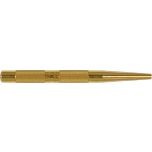 Mayhew Pro 25080 1/4-Inch Knurled Brass Solid Punch