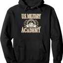 Army Black Knights Laurels Officially Licensed Pullover Hoodie, M, Black