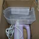 Lord Eagle Hand Mixer Electric Handheld 400W, 5-Speed Lightweight Kitchen Mixer with Storage Case, 5 Stainless Steel Attachments for Baking Cake Egg Cream Food Beater, Turbo+Eject Button, Purple (General)