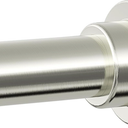 Shower Curtain Rod, 1" Diameter Heavy Duty Tension Shower Rod, Non Slip Adjustable 28-74 inch No Drill Shower Curtain Rods Spring Tension For Bathroom, Shower Stall, No Rust, Brushed Nickel