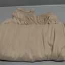 Biscaynebay Wrap Around Bed Skirts for Queen Beds 22" Long Drop, Light Camel Adjustable Elastic Dust Ruffles Easy Fit Wrinkle Resistant Silky Luxurious Fabric Machine Washable