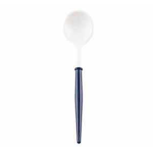  Sophistiplate  Navy Bella Plastic Cocktail Spoons 50 PC