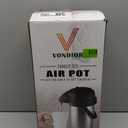 Coffee Carafe for Keeping Hot - 102oz/3L Airpot Coffee Dispenser with Pump - Insulated Stainless Steel Hot Beverage Dispenser for Parties - Thermal Carafe for Hot Drinks Water Tea Chocolate