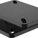 for Workstations and Displays - 5,000 Lb Rating Greaseable Black Heavy Duty Bearing Plate Turntable