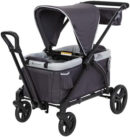 baby trend expedition 2-in-1 stroller wagon - liberty midnight