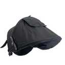 Baby Stroller Sun Shade Cover Stroller Sun Canopy Awning for Pram Pushchair Buggy Parasol Sun Umbrella with Pockets Mesh Window Adjustable Retractable