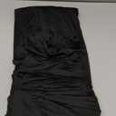 BDDC Table Covers for 6 Foot Tables, Black Washable and Wrinkle Resistant Stretch Tablecloths Rectangle 6ft for Events, Wedding, Banquets, Parties (72" x 30" (Rectangular))