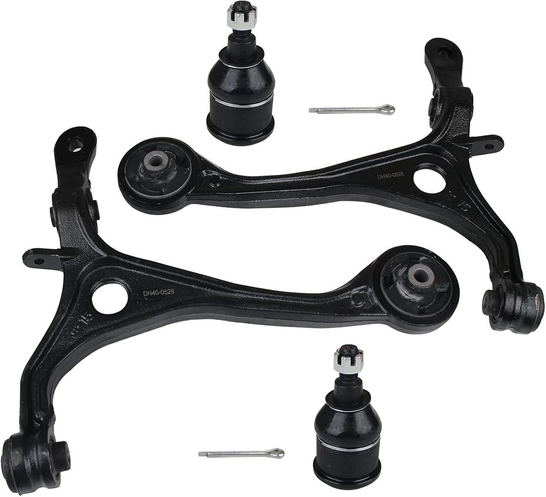 Autoround K640290 K640289 Front Lower Control Arm w/Ball Joint Compatible with Honda Accord 2003-2007, Acura TSX 2004-2008, 4pcs