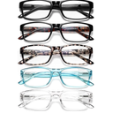 Gaoye Professional Reading Glasses for All Day - Computer Readers with Blue Light Protection - Value Pack, +2.0