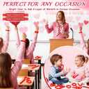 Skylety 60 Pack Valentines Day Gifts for Kids, Valentines Red Pop Tubes Sensory Fidget Toys for Preschool School Classroom Exchange Valentine's Day Party Favors Goodie Bags Boys Girls