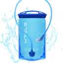 WRELS BPA Free Hydration Bladder,Leakproof Water Bladder for Hiking Backpack, Large Opening Water Reservoir Hydration Pack for Running Cycling Camping,1L