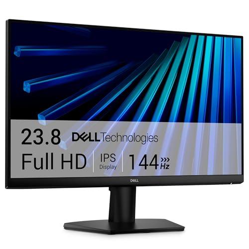 Dell 24 Monitor - SE2426H - 23.8-inch FHD (1920x1080) 144Hz 1ms Display, in-Plane Switching (IPS) Technology, AMD FreeSync, TÜV 3-Star 2X HDMI, Tilt