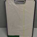 Titanium Cutting Board for Kitchen, Cutting Board Double Sided Food Grade, Pure Titanium and Wheat Straw PP, Scratch Resistant, Non Toxic Chopping Board, Dishwasher Safe, Easy to Clean Large Size