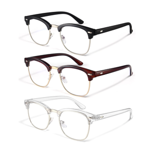 racico Computer Blue Light Blocking Glasses Blue Light Glasses Men Women, Anti Blu-Ray Clear Gaming Glasses Lenses
