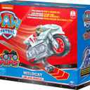 PAW Patrol, Moto Pups Wildcats Deluxe Pull Back Motorcycle Vehicle with Wheelie Feature and Toy Figure