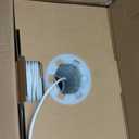 CAT5e Plenum (CMP) Cable, 1000FT | 24AWG 4Pair, 350MHz Solid Network Cable Unshielded Twisted Pair (UTP), White, Gray Color (White)