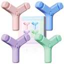 4 Pack Aligner Seaters for Invisalign, Y-Shaped Handheld Aligner Tray Seater Tool for Invisalign, Orthodontic Accessories for Clear Aligners, Braces & Retainers, Helps Secure Fit & Tracking (Multicolor)