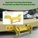 Mower Deck Front Hanger Bracket Repair Kit & M115245 Lawn Mower Anti Scalp Deck Wheel Compatible with John-Deere 425 445, 455 Replace 48" & 54" Mower Deck Front Draft Hooks