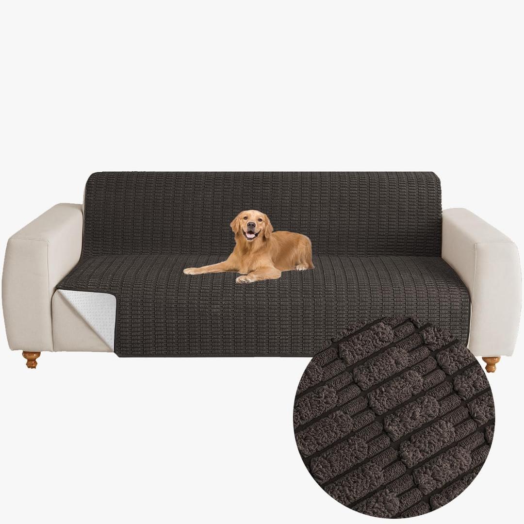 Muamar Dog Bed Cover Sofa Protector,Anti Slip Waterproof Sofa Covers for Living Room Couch Covers,Sofa Mat,Seat Cover, Dog Mat,Pet Pad for Furniture Bed Sofa Protector 1 Piece (60x70 inch, Coffee)