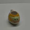 Zak Designs Star Wars The Mandalorian The Child Sculpted Ceramic Coffee Mug Collectible Keepsake with Unique 3D Character, 16 OZ, Baby Yoda in Cradle (1 Count (Pack of 1), Baby Yoda/The Child in Cradle)