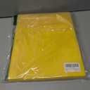 6-Pack Plastic Folders with Pockets and Prongs,2-Pocket Folders with 3 Fasteners, Holds 8-1/2" x 11" Paper for School/Office/Home, Yellow