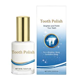 Tooth Polish, 10ml Teeth Whitening Paint, Teeth Paint for Tooth Whitening, Stain Removal and Fresh Breath, Regain Confident Smile (1PC)