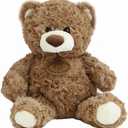 10Inch Teddy Bear Stuffed Animal, Soft Stuffed Teddy Bear Plush Toy, Birthday Xmas Gifts for Kids Baby (Dark Brown)