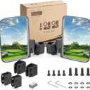 10L0L Golf Cart Mirror, No-drilling Side Rear View Mirrors Compatible with EZGO Club Car for Yamaha Golf Cart and Others (Black Clips)