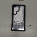 TOPF&B Privacy Case for Samsung Galaxy S24 Ultra, Compatible MagSafe, Magnetic Cover, Full Body Case, Black