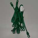 12 PCS Christmas Garland Hangers for Mantle, Fireplace Stocking and Garland Hanger, Stretchable and Reusable Silicone Adhesive Tape, Suitable for Christmas Door Frame, Staircase Decoration