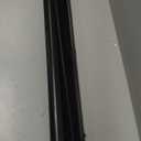 Cordless Light Filtering Mini Blind - 31 Inch Width, 72 Inch Length, 1" Slat Size - Black - Cordless GII Morningstar Horizontal Windows Blinds for Interior by Achim Home Decor