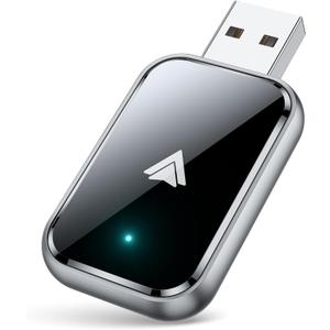 Wireless Android Auto Adapter for Android, Convert Wired to Wireless, Mini Size with Extension USB-C/Type-C, Stable Control & No Delay, Supports Car Original Control