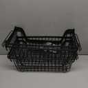 GAOKASE 4 Pcs Stackable Wire Baskets for Pantry Organizers and Storage,Vegetable Fruit Basket for Countertop,Kitchen Storage Metal Baskets,Produce Potato Onion Storage Bin,Black