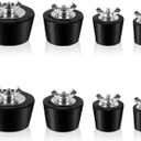 8 Pieces Rubber Pool Plugs, 4 Size Above Ground Pool Return Winter Plug, Swimming Pools Skimmer Plugs, Winter Expansion Plug, 1", 1.25", 1.5", 2" (Each Size 2 Pieces)