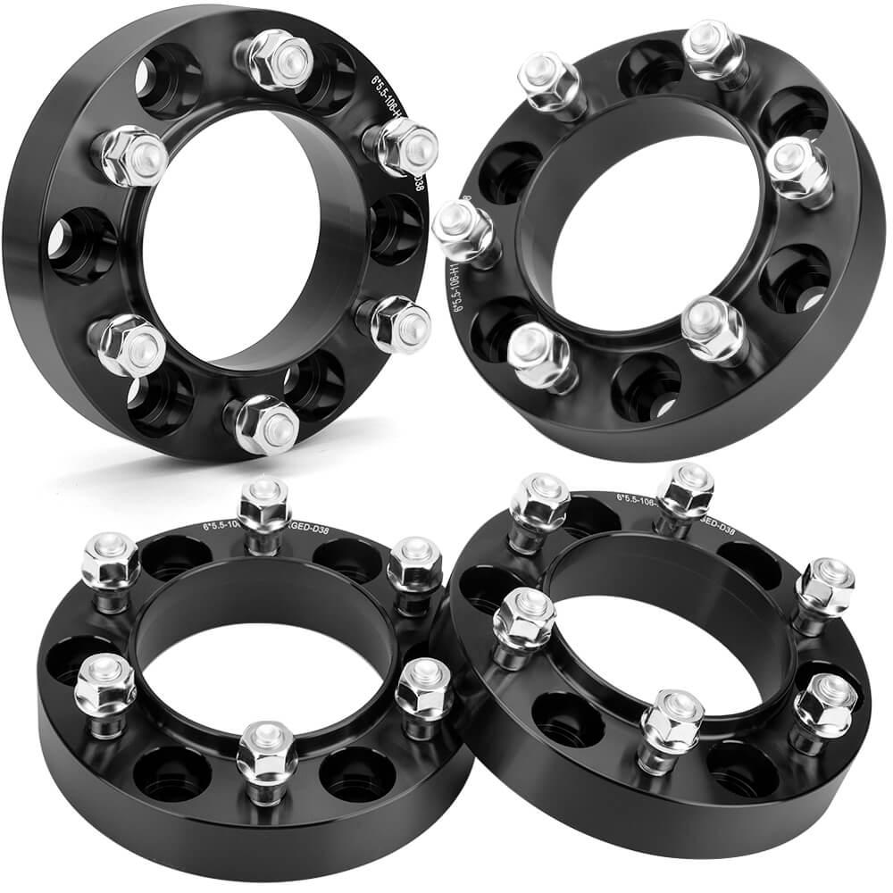 BDELI 1.25" Wheel Spacers for Toyota Tacoma 6-Lug Wheels, 2Pcs 6x5.5 Hubcentric Spacers Compatible Tundra, FJ Cruiser, Sequoia, 32mm Forged Spacers with 12x1.5 Studs, 106mm Center Bore, Pack of 2