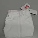 QUEENIEKE Women's Full Zip Athletic Jackets Running Workout Track Jacket Scrub Bbl Gym Yoga Sport Tight Tops (white)