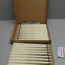 Homemory 24 Pcs Flameless Taper Candles with Remote Timer Dimmer, 11 inches Ivory Candlesticks Battery Operated, Plastic LED Taper Candles with Flickering Flame for Halloween Christmas Church Wedding