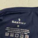 SANTINY 16" Golf Skorts Skirts for Women with 4 Pockets Women's High Waisted Stretchy Tennis Skirt Athletic Skort (Small, Navy)