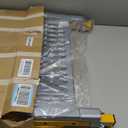 Folding Heavy Duty Tire Step for Truck, SUV and RV Adjustable Tire Mounted Step Fit Most Tire from 10.2 to 14.4, Rated up to 300 Lbs, Shark Jaw Shape Non-Slip Design, Yellow