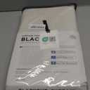 100% Blackout Shield Linen Blackout Curtains for Bedroom 84 Inches Long, Back Tab/Rod Pocket Living Room Drapes, Thermal Insulated Blackout Curtains 2 Panels Set, 50" W x 84" L, Cream