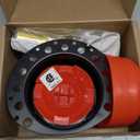 OS&B ITD5135 - Two Piece PVC Pipe Freestanding Tub Drain Kit & Rough-In - Easy Installation, Asymmetrical Deck Plate, Water, Air, & Smoke Testable - Designed for 8"/10" Joist Spaces & Tight Bathrooms