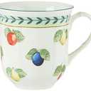 Villeroy & Boch French Garden 12-Piece Dinnerware Set, Service for 4, Plates, Bowls & Mugs, Premium Porcelain, Made in Germany (colored)