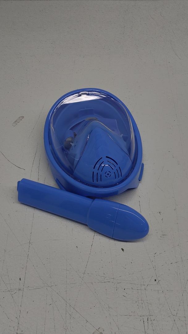 QingSong Kids Snorkel Mask Full Face, Snorkeling Set with Camera Mount, Foldable 180 Degree Panoramic View Snorkeling Gear Anti-Fog Anti-Leak