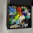 50 Pcs Mini 3D Printed Animals Figurines Set, 3D Printed Toys for Kids, Easter Basket Stuffers for Boys and Girls, School Classroom Prizes, Party Favors, Flexible Articulated Fidget Toys