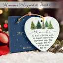 3 x Thank You Ornament 2025  Appreciation Gift for Coworkers, Boss, Teachers, Nurses, Moms, Thank You Friends Gifts, Cute Friendship Ornaments, Retirement Gift for Men Women