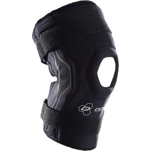 DonJoy Performance Bionic Knee Brace  Hinged, Adjustable Patella Support, Lateral / Medial Ligament (ACL, MCL, LCL), Meniscus, Knee Sprains for Soccer, Basketball, Skiing, Hockey, Running, Water Sports (Small, Black)