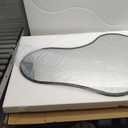 Irregular Wall Mirror, 24"x40" Black Abstract Asymmetrical Mirrors for Wall, Decorative Cloud Aesthetic Mirror for Bathroom, Bedroom, Cloakroom, Entryway, Shatter-Proof Aluminum Alloy Frame