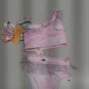 Disney Girls UPF 50+ Bathing Suit Tankini and Bikini Bottom Swimsuit Set for Toddler and Big Kids, Size 3