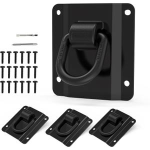 DEEAGLE 4 Pack F150 F250 F350 Ford Bed Tie Down Anchors, Heavy Duty Ford Tie Downs, Replacement for FL3Z-99000A64B, FL3Z-9928408AB, F150 F250 F350 Accessories